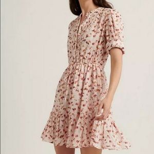 Lucky Brand Riley Tie-Waist Mini Dress
